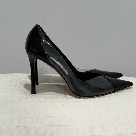 Jimmy Choo Black Women's Heels sz 38 - Picture 4 of 5